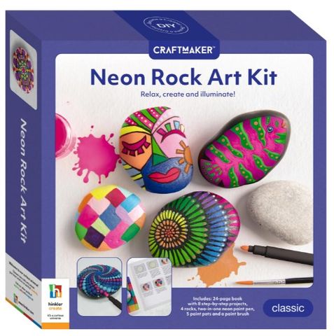 NEON ROCK ART KIT