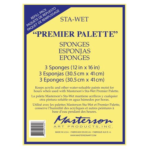 MASTERSON STA-WET PREMIER SPONGE REFILL (3)