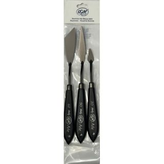 RGM ARTE LINE BLACK PALETTE KNIFE SET 3