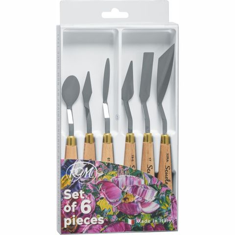 RGM SCHOOL LINE PALETTE KNIVES SET 6