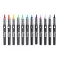 SHARPIE CREATIVE MARKERS BRUSH TIP ASST SET12