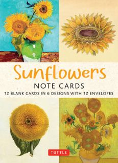 SUNFLOWERS 12 BLANK NOTE CARDS