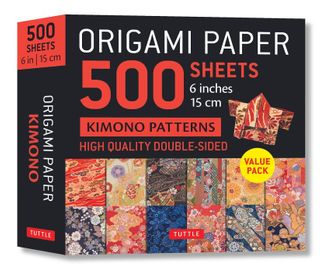 ORIGAMI PAPER KIMONO FLOWERS 500 SHEETS 15CM