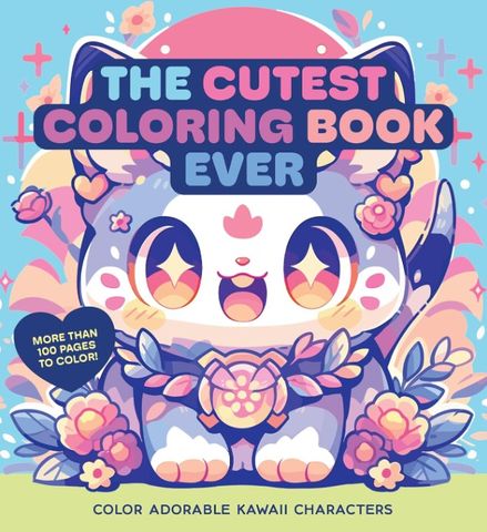 CUTEST COLOURING BOOK KAWAII CHARACTERS