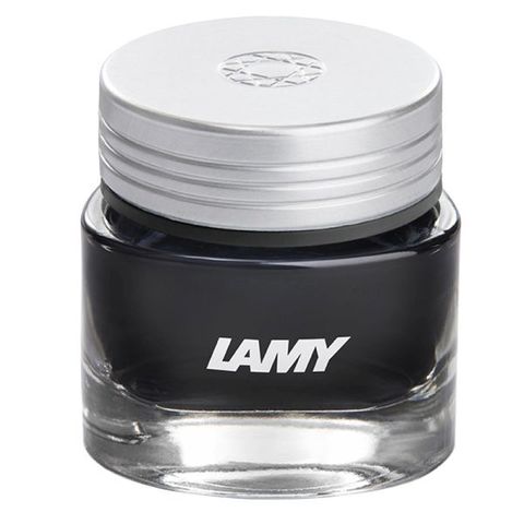 LAMY T53 CRYSTAL INK BOTTLE 30ML OBSIDIAN DEEP BLK