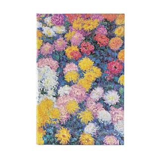 PAPERBLANKS MONETS CHRYSANTHEMUMS MIDI LINED