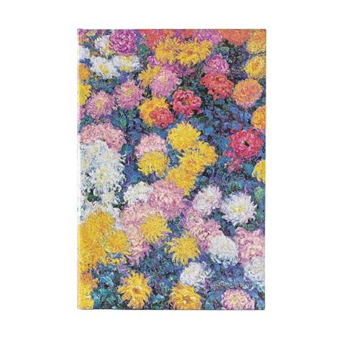 PAPERBLANKS MONETS CHRYSANTHEMUMS MIDI LINED