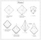 ORIGAMI PAPER JAPANESE KIMONO 100 SHEETS 21CM