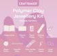 CRAFT MAKER POLYMER CLAY JEWELLERY KIT