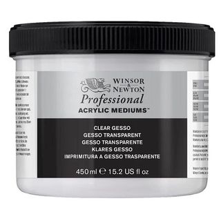 W&N PROFESSIONAL ACRYLIC GESSO CLEAR 450ML