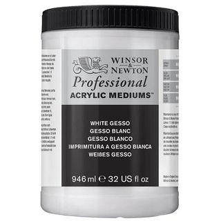 W&N PROFESSIONAL ACRYLIC GESSO WHITE 946ML