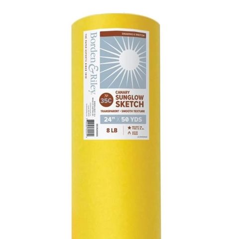 SUN-GLO YELLOW TRACING PAPER 24" X 50YD ROLL