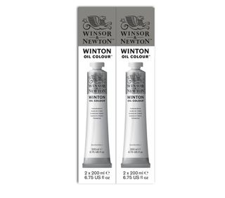 W&N WINTON OIL 200ML TITANIUM WHITE TWIN PACK