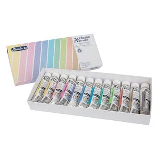 SCHMINCKE AKADEMIE W/C SET 12 X 15ML ICY COLOURS