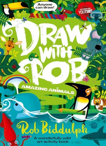 DRAW WITH ROB AMAZING ANIMALS