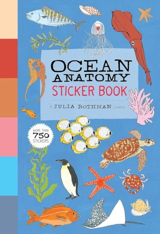 OCEAN ANATOMY STICKER BOOK