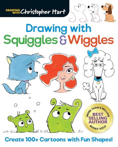 DRAWING WITH SQUIGGLES WIGGLES CARTOONS