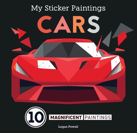 MY STICKER BOOK PAINTING CARS