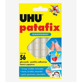 UHU PATAFIX PADS TRANSPARENT 56 X GLUE PADS