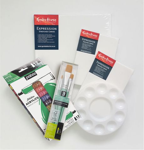 EXPRESSION ACRYLIC PAINTING STARTER KIT