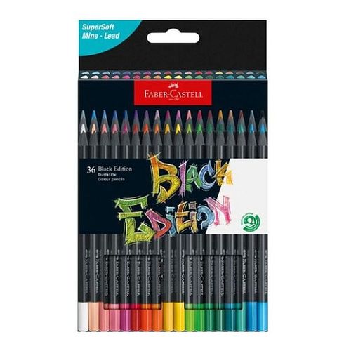 FABER CASTELL BLACK EDITION PENCILS SET 36