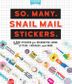 SO MANY STICKERS SNAIL MAIL