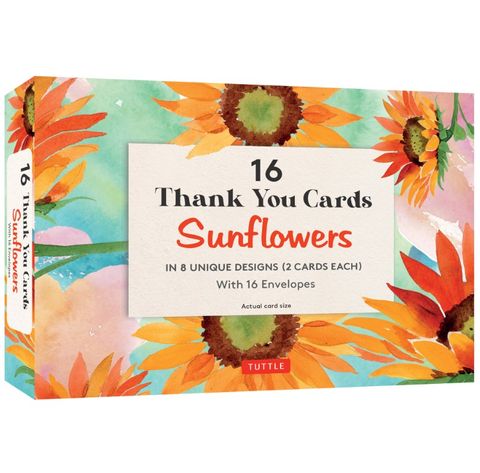 THANK YOU CARDS SUNFLOWERS 16