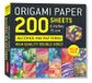 ORIGAMI PAPER ALCOHOL INK 15CM 200 SHEETS