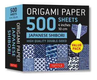 ORIGAMI PAPER 500 SHEETS JAPANESE SHIBORI 10CM