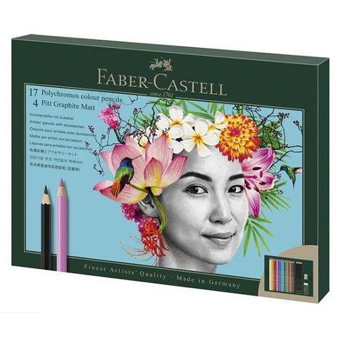 FABER POLYCHROMOS & PITT GRAPHITE MATT GIFT SET 23