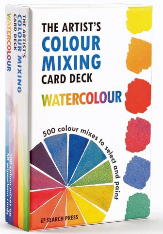 ARTISTS COLOUR MIXING CARD DECK WATERCOLOUR