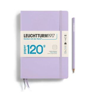 LEUCHTTURM1917 120G NOTEBOOK A5 RULED LILAC