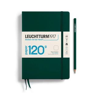 LEUCHTTURM1917 120G NOTEBOOK A5 PLAIN FOREST