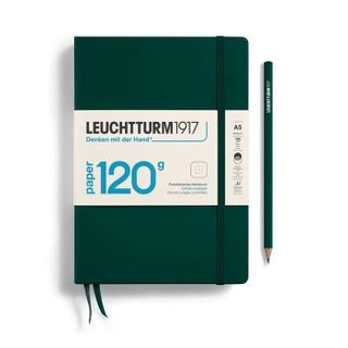 LEUCHTTURM1917 120G NOTEBOOK A5 DOTTED FOREST