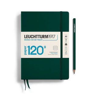LEUCHTTURM1917 120G NOTEBOOK A5 RULED FOREST