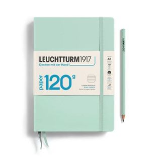 LEUCHTTURM1917 120G NOTEBOOK A5 PLAIN MINT