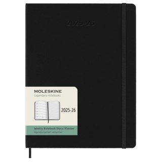 MOLESKINE18M DIARY WEEKLY XL SOFTCOVER BLACK 25-26