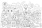 A MILLION KITTENS: ADORABLE FELINES TO COLOR