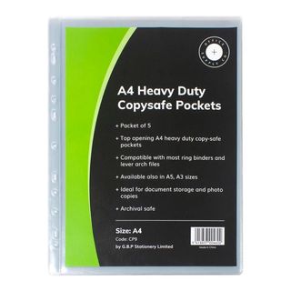 OSC COPYSAFE POCKETS HEAVY DUTY A4 PKT 5