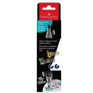 FABER BLACK EDITION SHAKE & PAINT MARKER BLACK