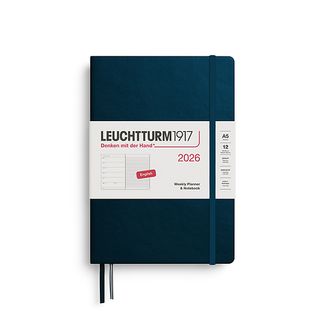 LEUCHTTURM1917 2026 WEEKLY PLANNER A5 DEEP SEA