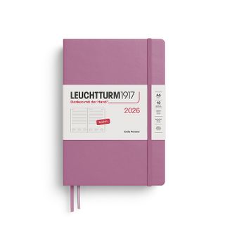 LEUCHTTURM1917 2026 DAILY PLANNER A5 DUSTY ROSE