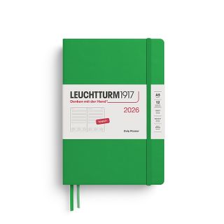 LEUCHTTURM1917 2026 DAILY PLANNER A5 SPRING LEAF