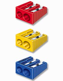 STAEDTLER PLASTIC PENCIL SHARPENER DOUBLE HOLE