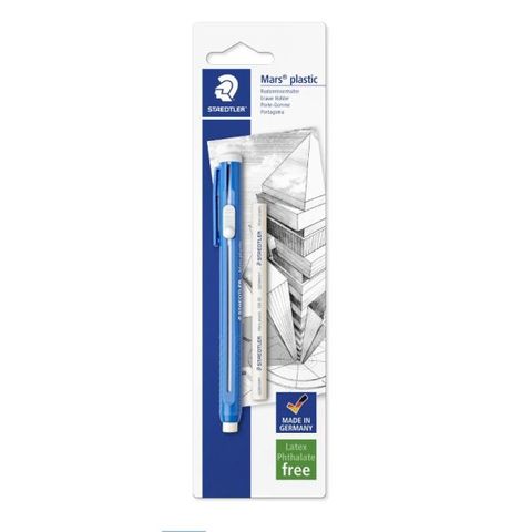 STAEDTLER 528 50BKDA MARS ERASER HOLDER & REFILL