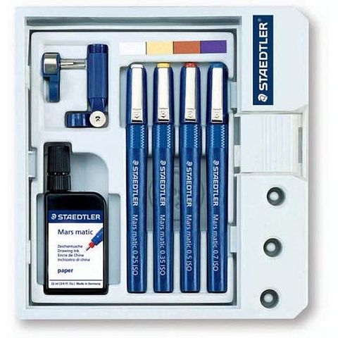 STAEDTLER MARS MATIC 700 TECHNICAL PEN SET S4M