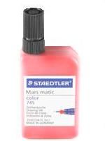 STAEDTLER MARS MATIC 745 DRAWING INK 22ML RED
