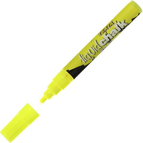 TEXTA LIQUID CHALK WET WIPE MARKER SMALL YELLOW