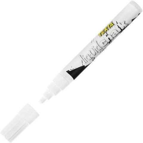 TEXTA LIQUID CHALK WET WIPE MARKER SMALL WHITE