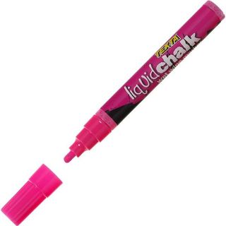 TEXTA LIQUID CHALK WET WIPE MARKER SMALL PINK